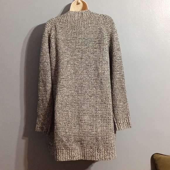Pink clover women's gray with green blends cardigan size large - Picture 11 of 17